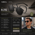 nabiry™ N-215 Magnetic Clip-On Eyewear Set