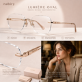 nabiry™ Lumière Oval Slim Metal-Look Eyewear